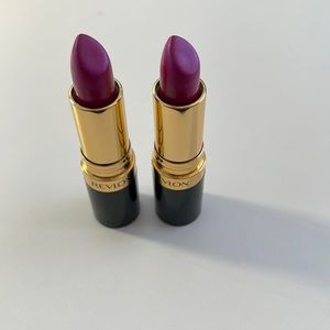 Revlon WILD ORCHID #457 Pearl Super Lustrous 2 Lipsticks NEW